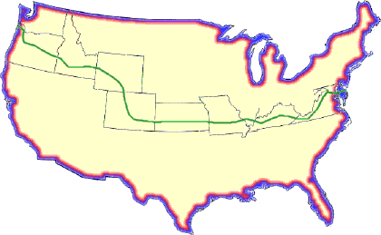 Cross country 2024 bike routes